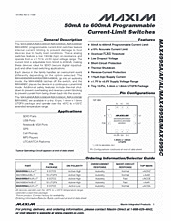 DataSheet MAX4995AL pdf